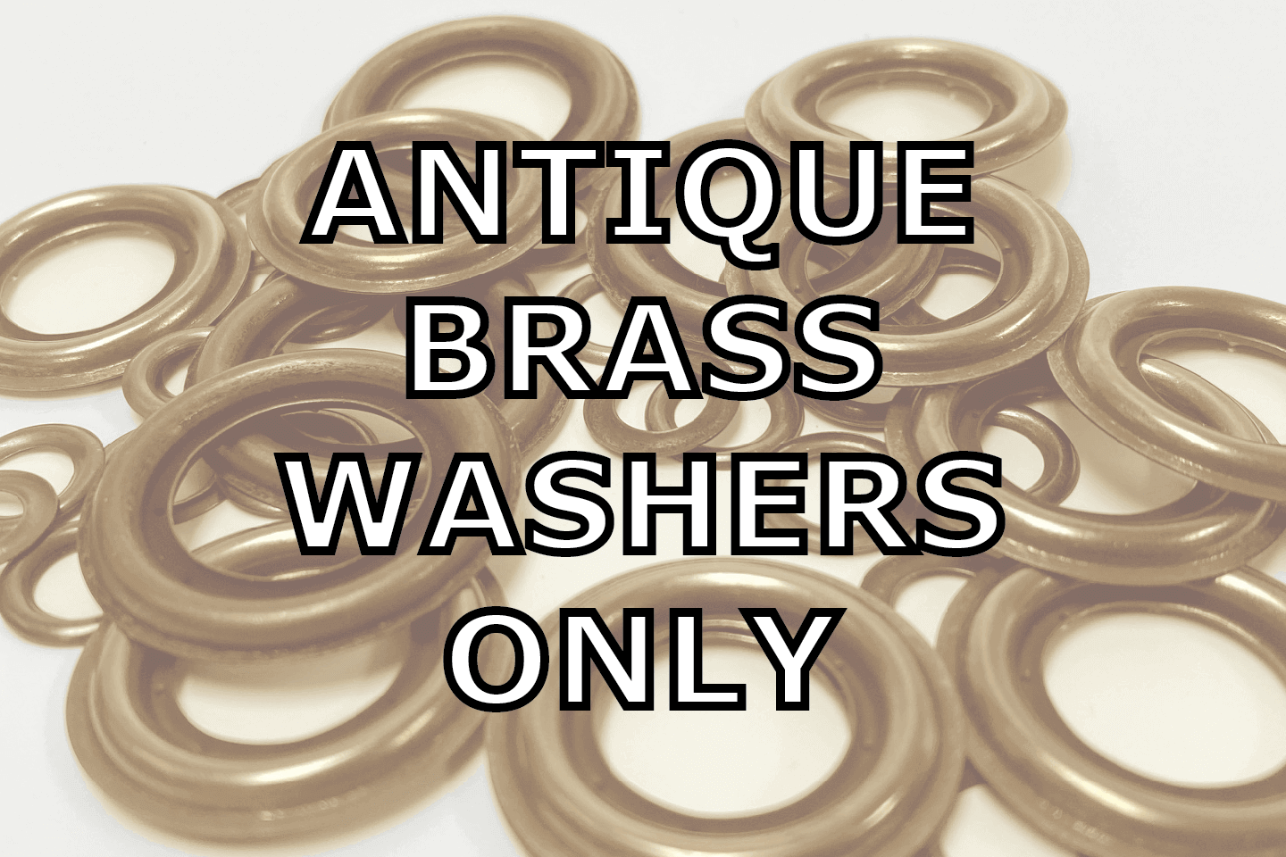 Antique Brass Washers Only
