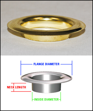 Metalgrommets Com Clipsshop Self Piercing Metal Grommets