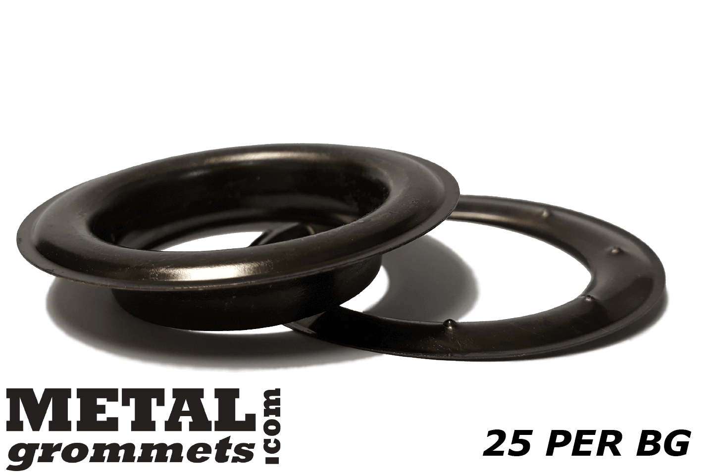 thumbnail image 2 of Lushes Curtains Gun Metal Black Fabric Grommets / Eyelets - #12 Size, 40mm Inner Diameter (Lot Sets) 2 of 6