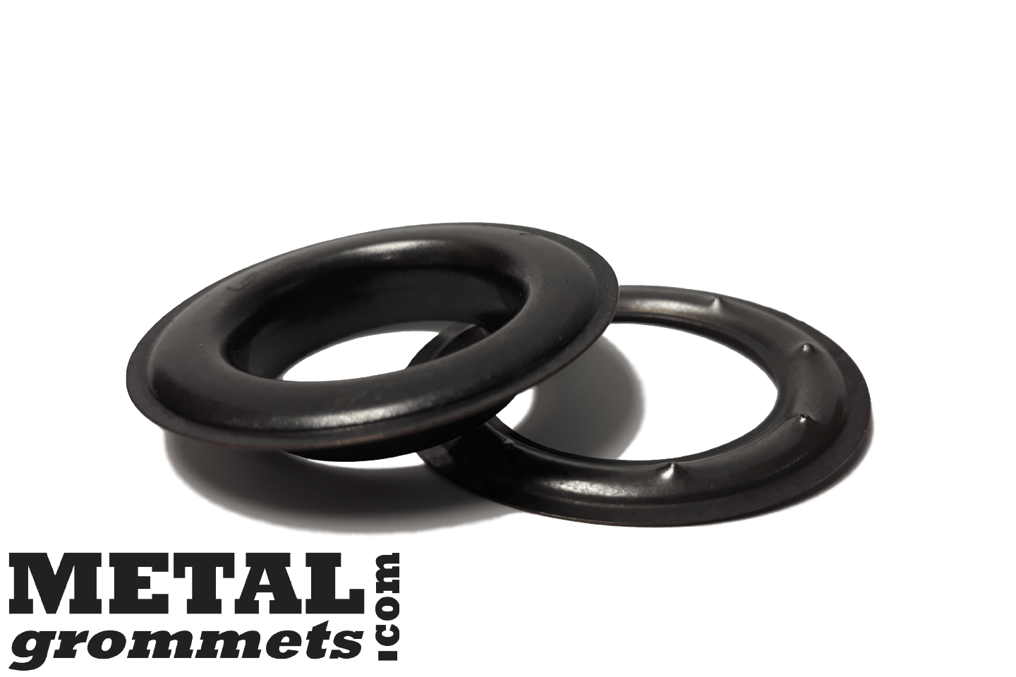 1-1/8" ID (#8.5) Black oxide curtain grommets & washers