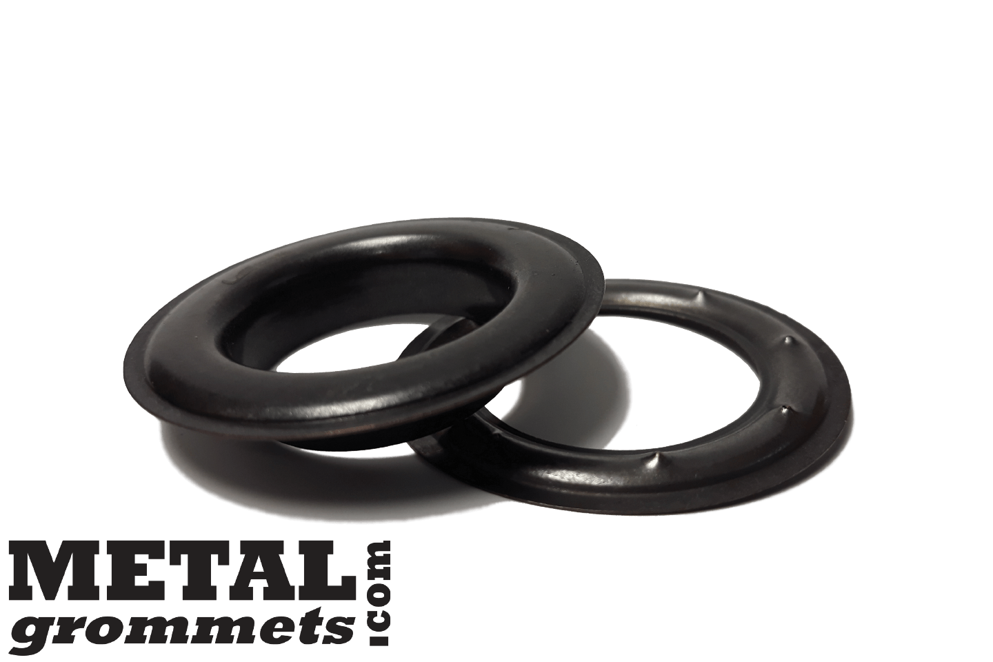 1-1/8" ID (#8.5) Black Oxide Curtain Grommets & Washers