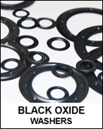 #0 (1/4" ID) Chemical black oxide washers only