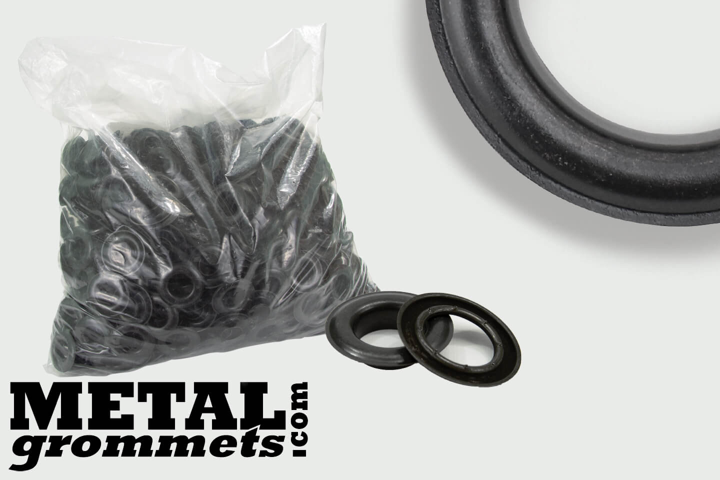 #5 (5/8 - 0.625 Hole Size) Black Oxide Grommets & Washers