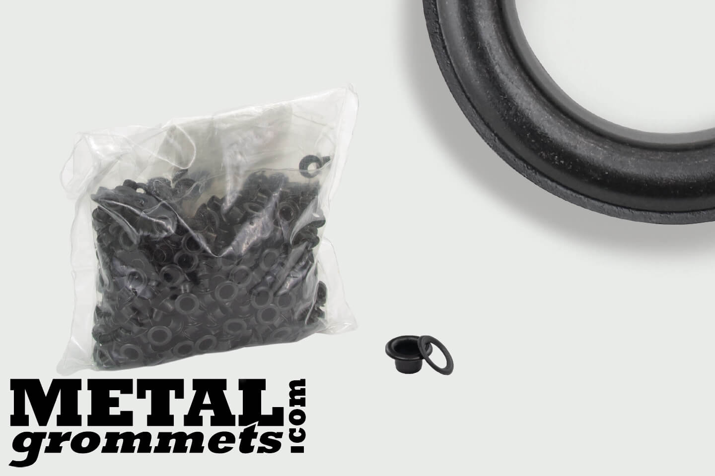 #X00 (11/64 - 0.172 Hole Size) Black oxide grommets & washers