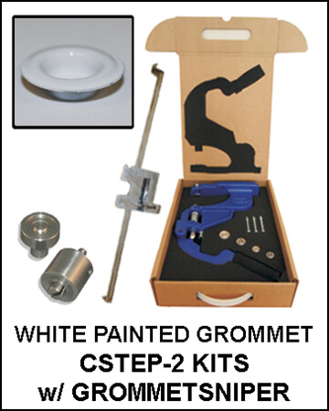 White Painted GrommetSniper Kit