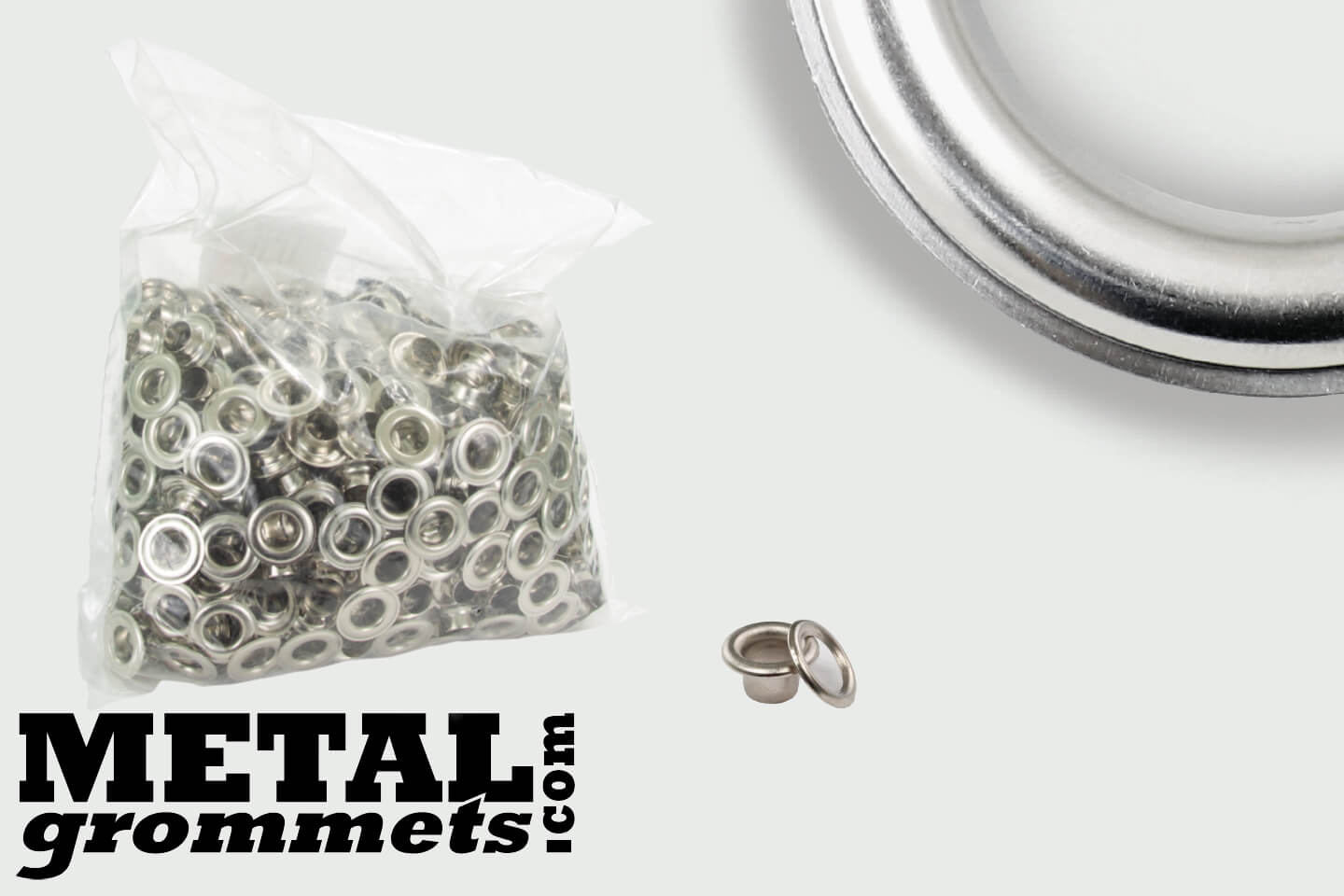 #00 (3/16 - 0.1875 Hole Size) Nickel Plated Grommets & Washers