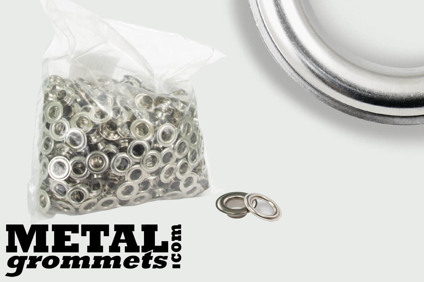 #2 (3/8 - 0.375 Hole Size) Nickel Plated Grommets & Washers