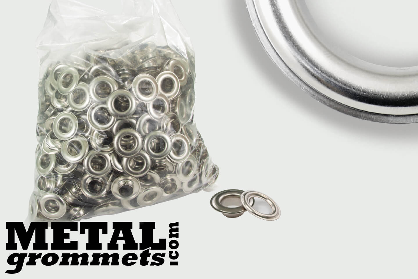 #3 (7/16 - 0.4375 Hole Size) Nickel plated grommets & washers