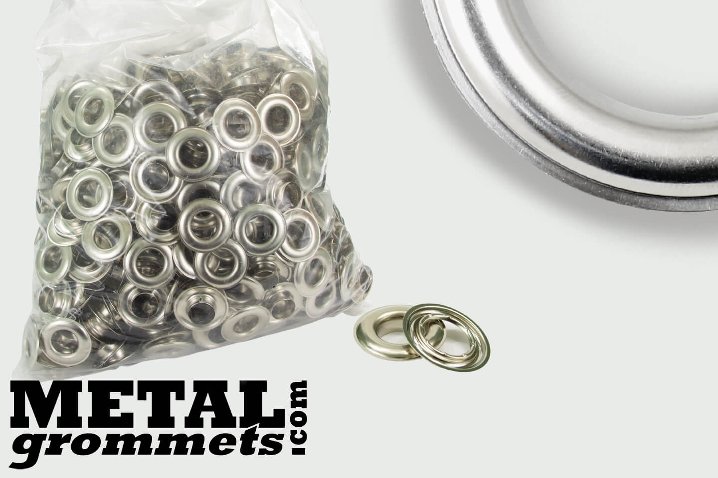 #4 (1/2 - 0.50 Hole Size) Nickel plated grommets & washers