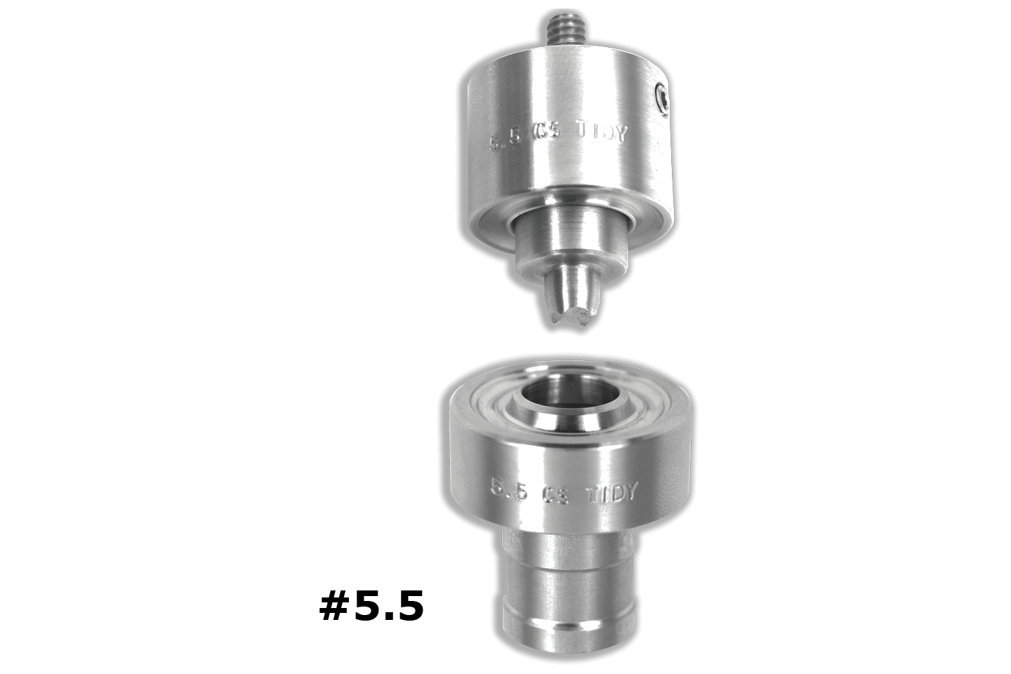 #5.5 (11/16 - 0.6875 Hole Size) Self-Cleaning Die for CS-TIDY