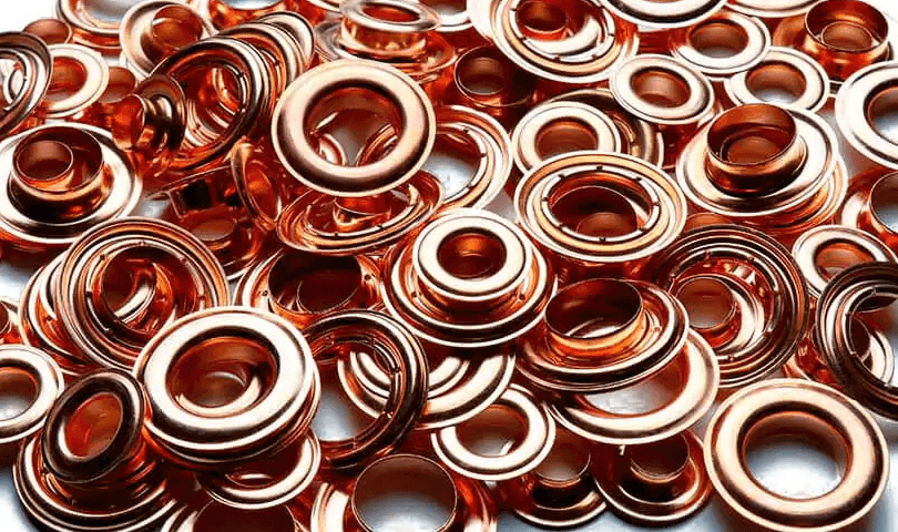 Self-piercing copper grommets have virus-killing antimicrobial properties